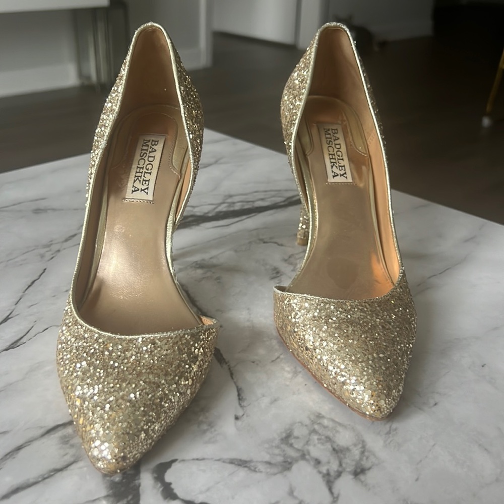 Sparkle Badgley Mischka heels